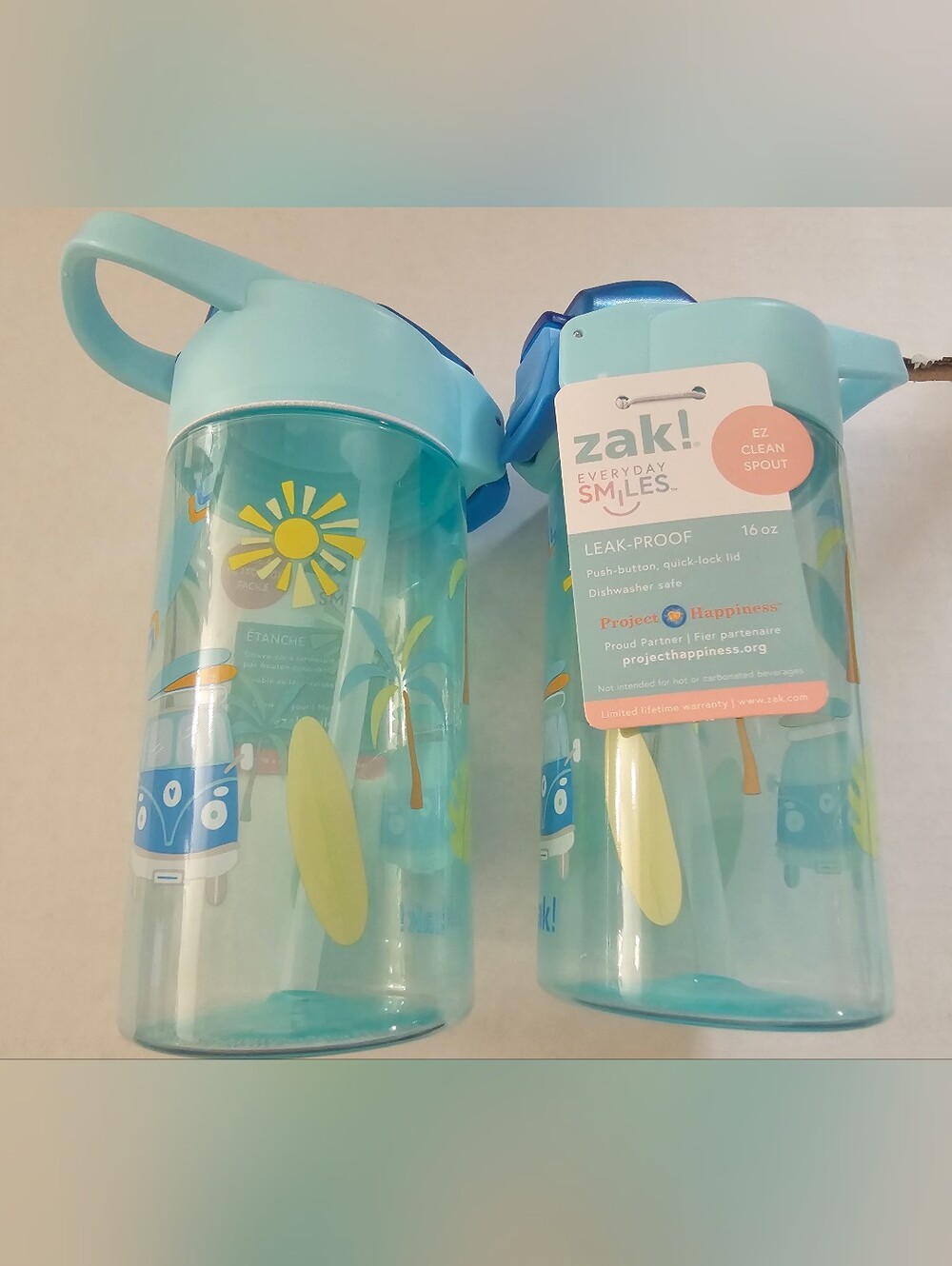 Zak 16 Oz Drink Bottles Set Of 2